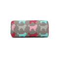 Miss Lulu Canvas Pencil Case Dog Grey