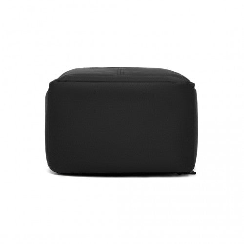 Kono Urban Smart 15L Carry-On Backpack with Luggage Strap - Ideal for Travel, Work & Daily Commute - Black