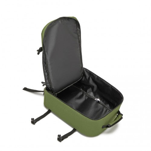 Kono Multi-purpose Business Carry-On Backpack-Fits 15.6" Laptop, Ideal for Work, Travel & Daily Commute - Green