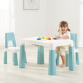 Kids Height Adjustable Table & 2 Chairs Set – Growing Furniture Ages 3-7 Years