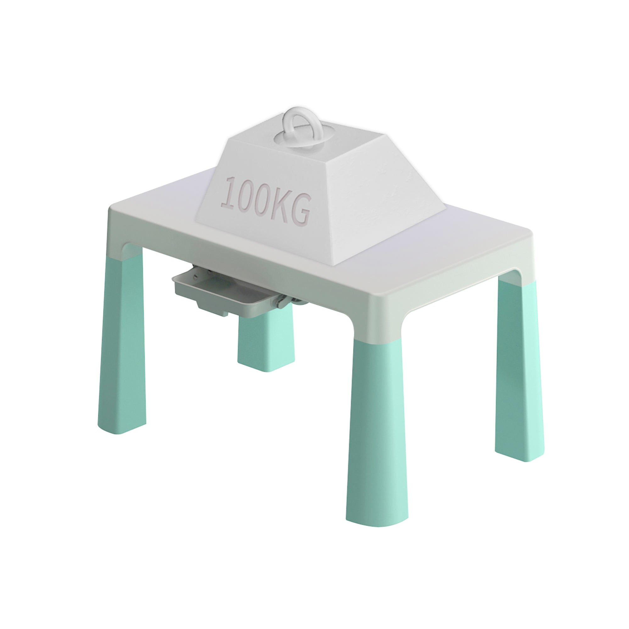 Kids Height Adjustable Table & 2 Chairs Set – Growing Furniture Ages 3-7 Years