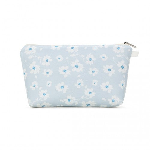Miss Lulu Multi-Functional Charming Print Cosmetic Bag & Storage Bag for Travel and Everyday Use - Blue