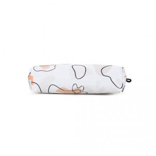 Miss Lulu Multi-Functional Charming Print Cosmetic Bag & Storage Bag for Travel and Everyday Use - White
