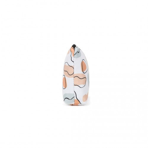 Miss Lulu Multi-Functional Charming Print Cosmetic Bag & Storage Bag for Travel and Everyday Use - White