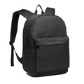 Kono Durable Polyester Everyday Backpack With Sleek Design - Black