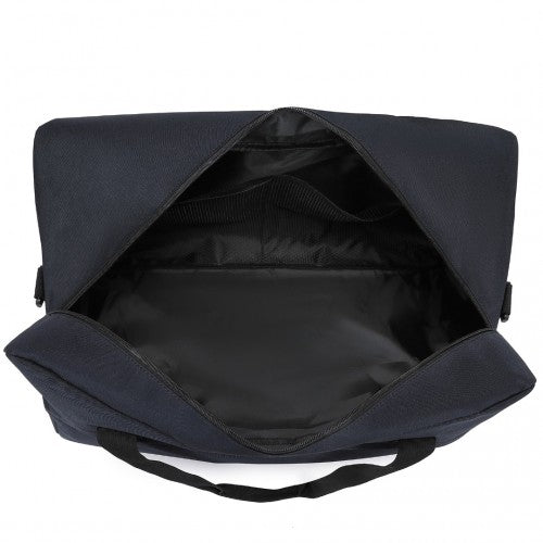 Kono Lightweight Multi Purpose Unisex Sports Travel Duffel Bag - Dark Blue