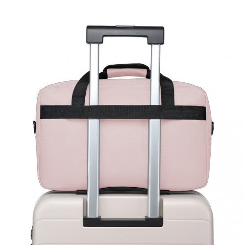 Kono Lightweight Multi Purpose Unisex Sports Travel Duffel Bag - Pink