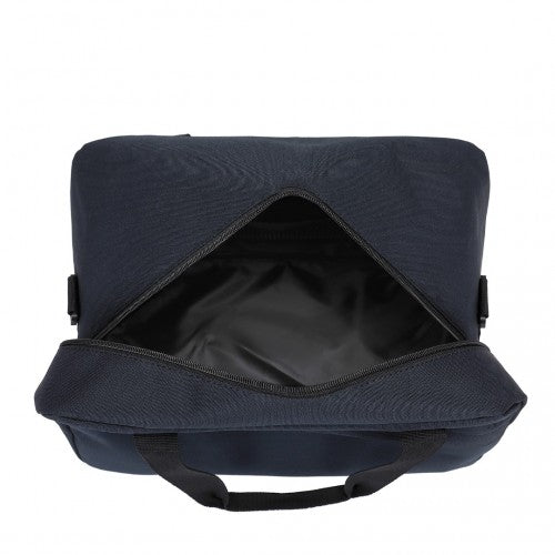 Kono Lightweight Multi Purpose Unisex Sports Travel Duffel Bag - Dark Blue