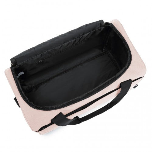 Kono Structured Travel Duffle Bag - Pink