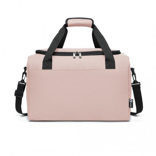 Kono Structured Travel Duffle Bag - Pink