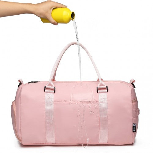 Kono Multi Waterproof Gym bag Carry On Weekend Bag - Pink