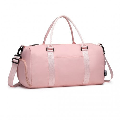 Kono Multi Waterproof Gym bag Carry On Weekend Bag - Pink