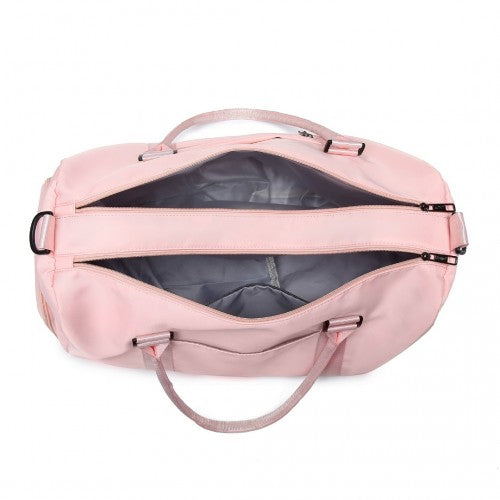 Kono Multi Waterproof Gym bag Carry On Weekend Bag - Pink