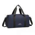Kono Waterproof Duffel Bag Lightweight Sports Gym Bag With Shoes Compartment - Navy