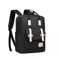 Kono Casual Daypack Lightweight Backpack Travel Bag - Black