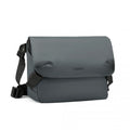 KONO Modern PVC Coated Water-Resistant Crossbody With Versatile Carrying Options - Grey