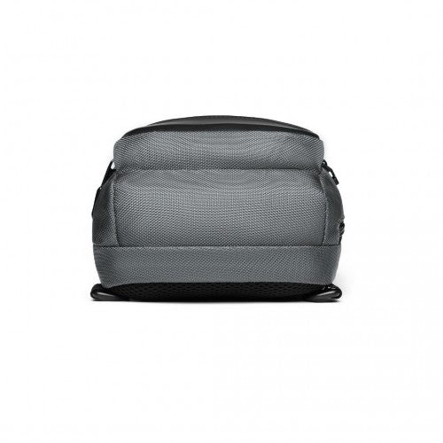 Kono Smart Sling Chest Bag with USB Charging Port Lightweight Single Strap Crossbody Backpack for Daily Use Ideal for Men and Women - Grey And Black