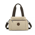 Kono Canvas Multi-Functional Cross Body Bag - Khaki