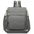 Kono Multi Way Anti-theft Waterproof Backpack Shoulder Bag - Grey