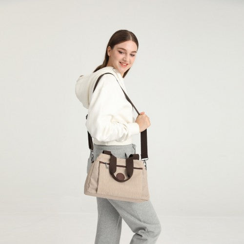 Kono Waterproof Multi-Functional Handbag Cross Body Bag - Black