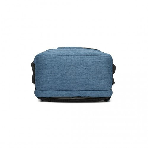 Kono Multi - Compartment Backpack with USB Port - Blue