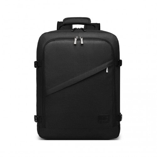 Kono Lightweight Cabin Bag Travel Business Backpack - Black