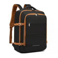 Kono Multi - level High - capacity Cabin Bag Travel Backpack - Black And Brown