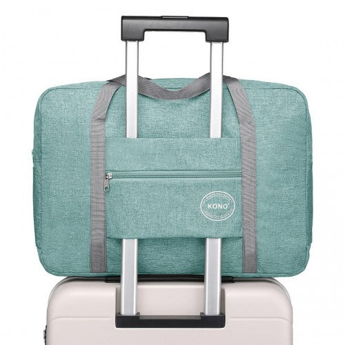 Kono Foldable Waterproof Storage Travel Handbag - Green