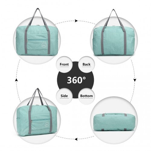Kono Foldable Waterproof Storage Travel Handbag - Green