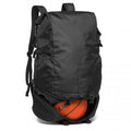 Kono Large Capacity Basketball Sports Fitness Backpack - Black
