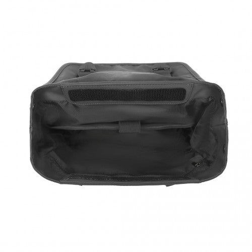 Kono PVC Coated Water - resistant Streamlined And Innovative Flap Backpack - Black