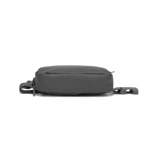 Kono Sleek And Stylish Minimalist Classic Waterproof Waist Pack - Grey