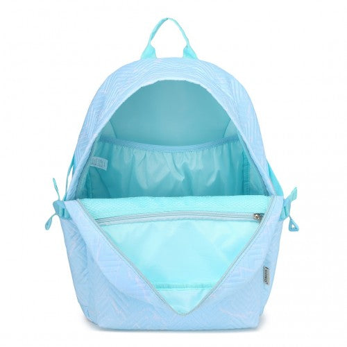 Kono Water - Resistant School Backpack With Secure Laptop Compartment - Blue