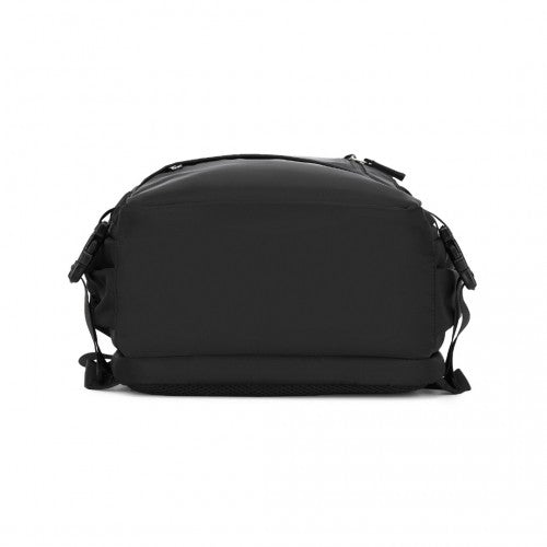 Kono Ultimate Traveler's Backpack with Detachable Waist Pack and Integrated USB/Type - C Charging Ports - Black