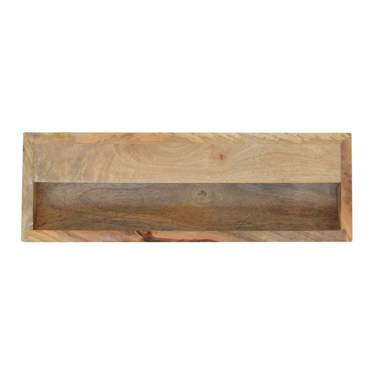 Floating Line Carved Bedside With Drawer - Handmade Solid wood