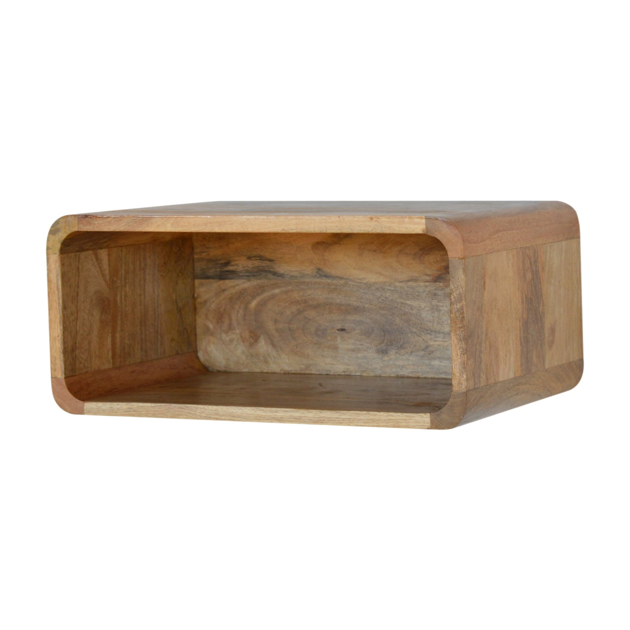 Wall Mounted Open Bedside - Handmade Solid Wood shelf