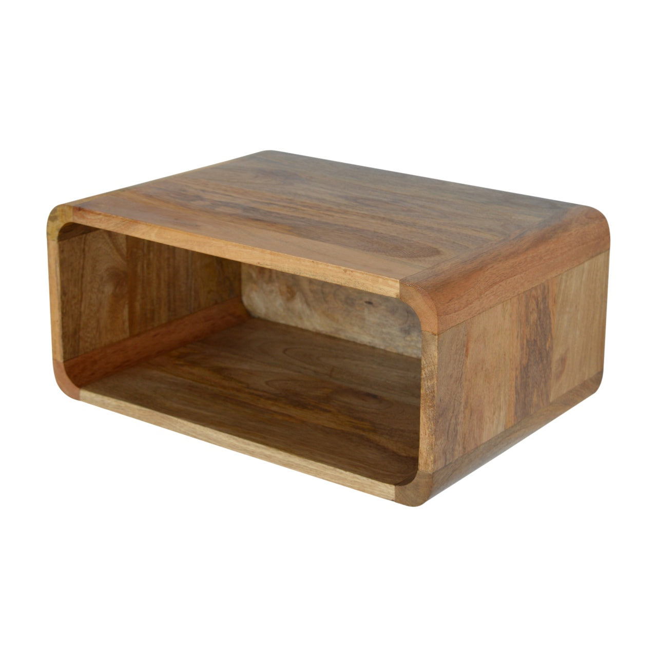 Wall Mounted Open Bedside - Handmade Solid Wood shelf