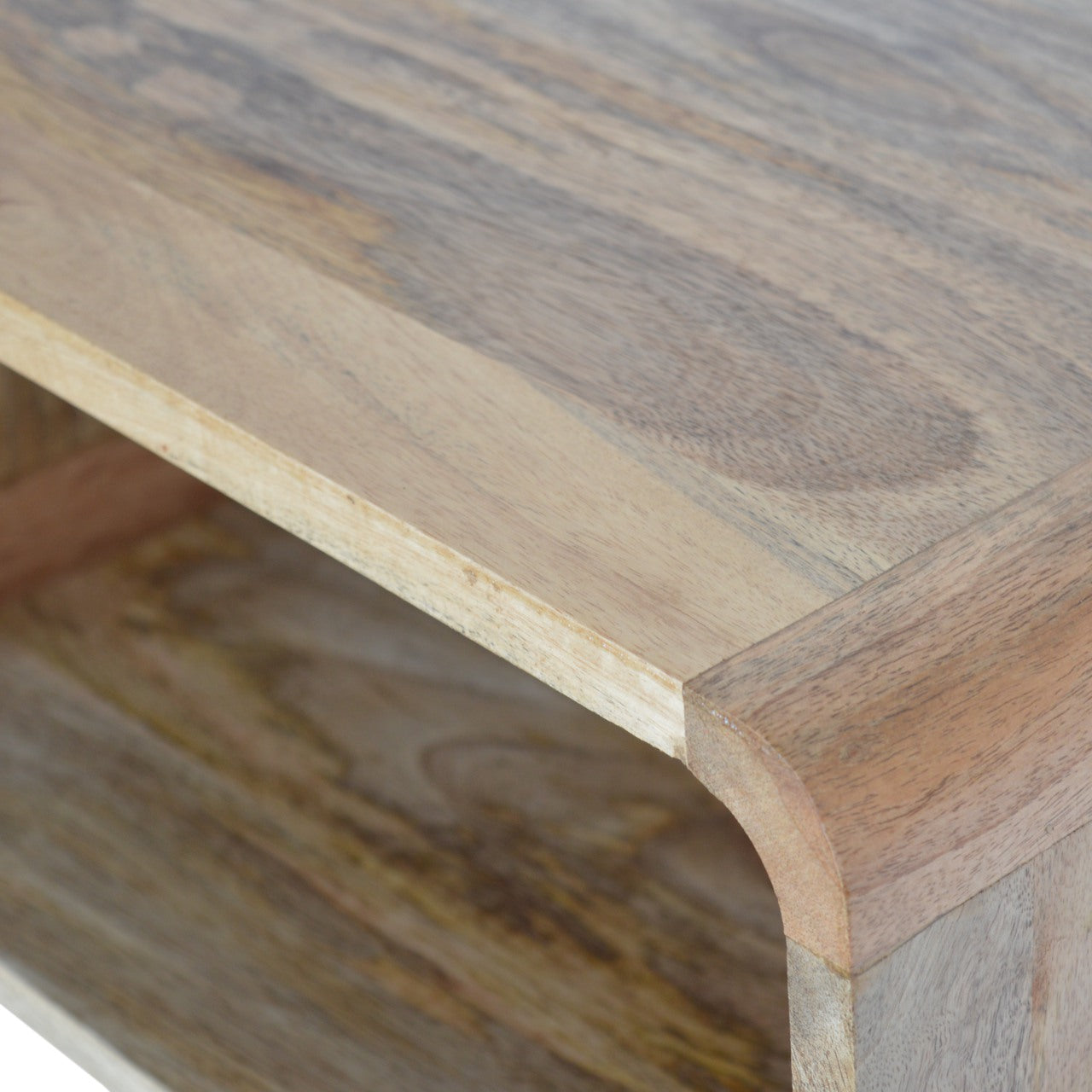 Wall Mounted Open Bedside - Handmade Solid Wood shelf