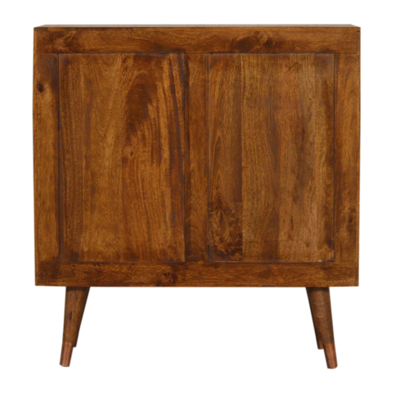 3 Drawer Copper Chest with Storage, Handmade Solid Wood, Statement Furniture