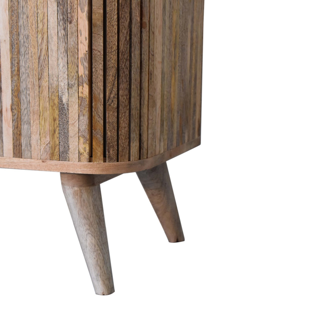 3 Drawer and 2 Shelf Panel Mokka Sideboard - Handmade Solid Wood