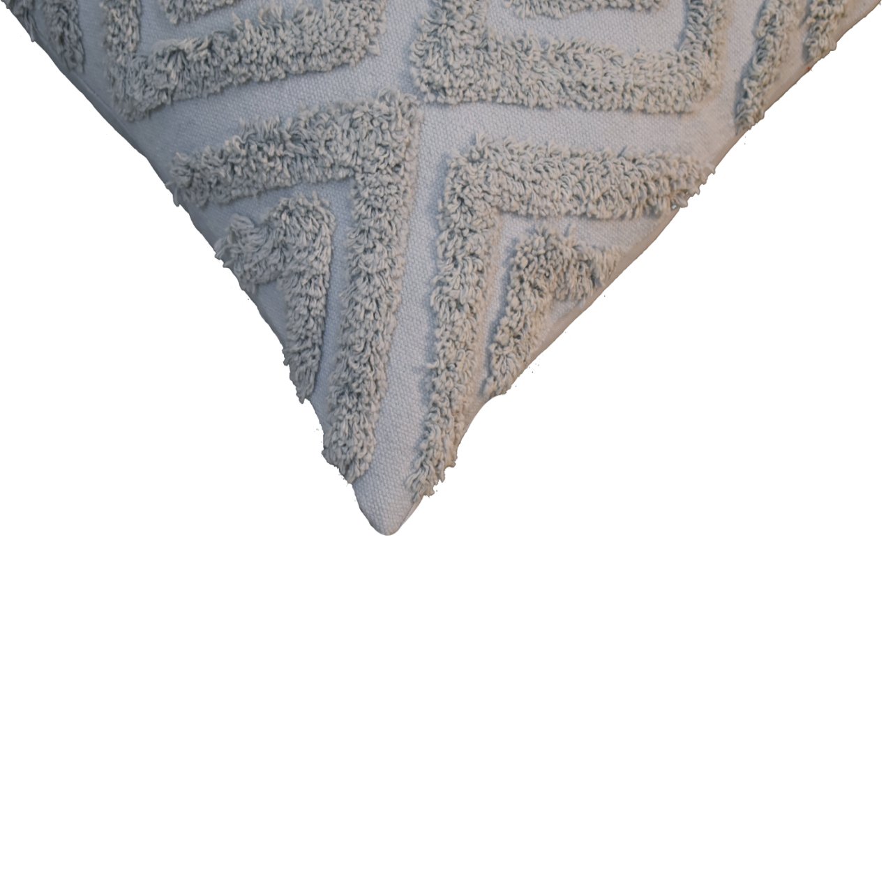 2 Grey Diamond Tassle Cushions - 2 Grey Mini Diamond Tassle Cushions