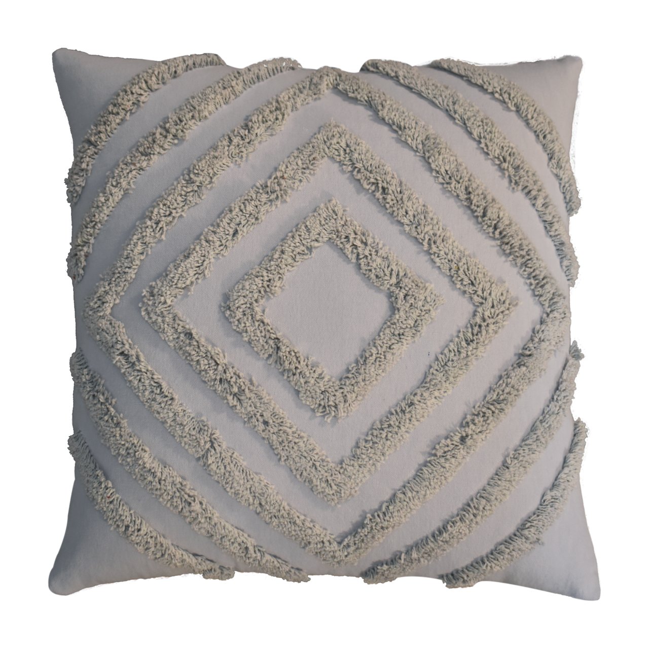 Set of 2 Tacy Grey Cushions – Decorative Throw Pillows