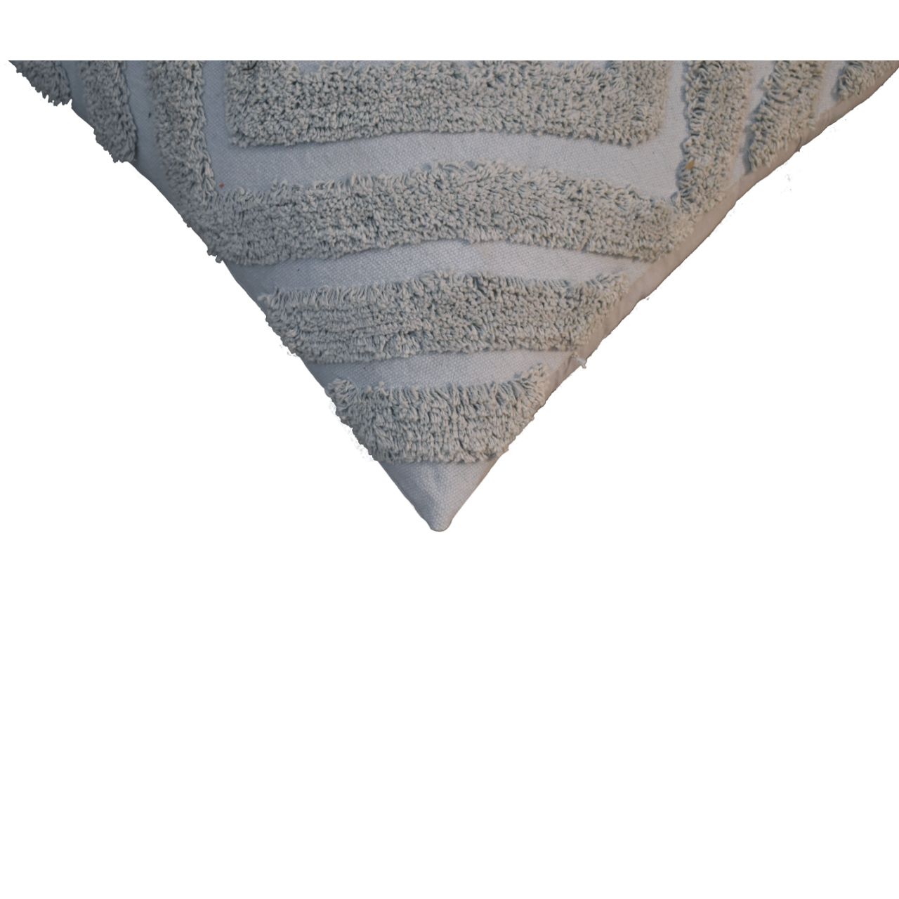 Set of 2 Grey Diamond Cushions – Decorative Throw Pillows