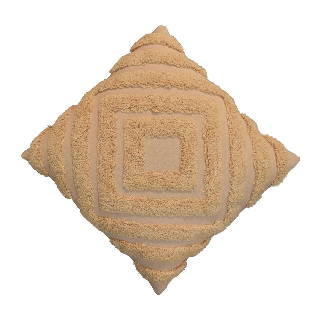 Set of 2 Mustard Diamond Cushions – Decorative Throw Pillows