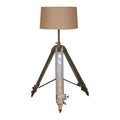 Chrome Tripod Floor Lamp – Modern Adjustable Standing Light with Metal Finish