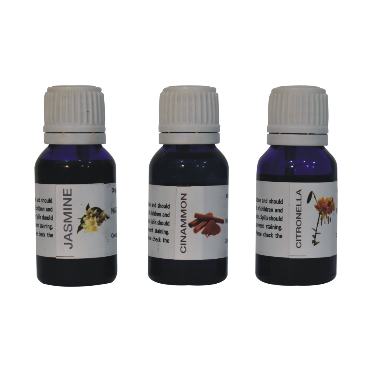 Brass Antique Burner Set - 3x 15ml Oils + 12x Unscented Tealight Candles