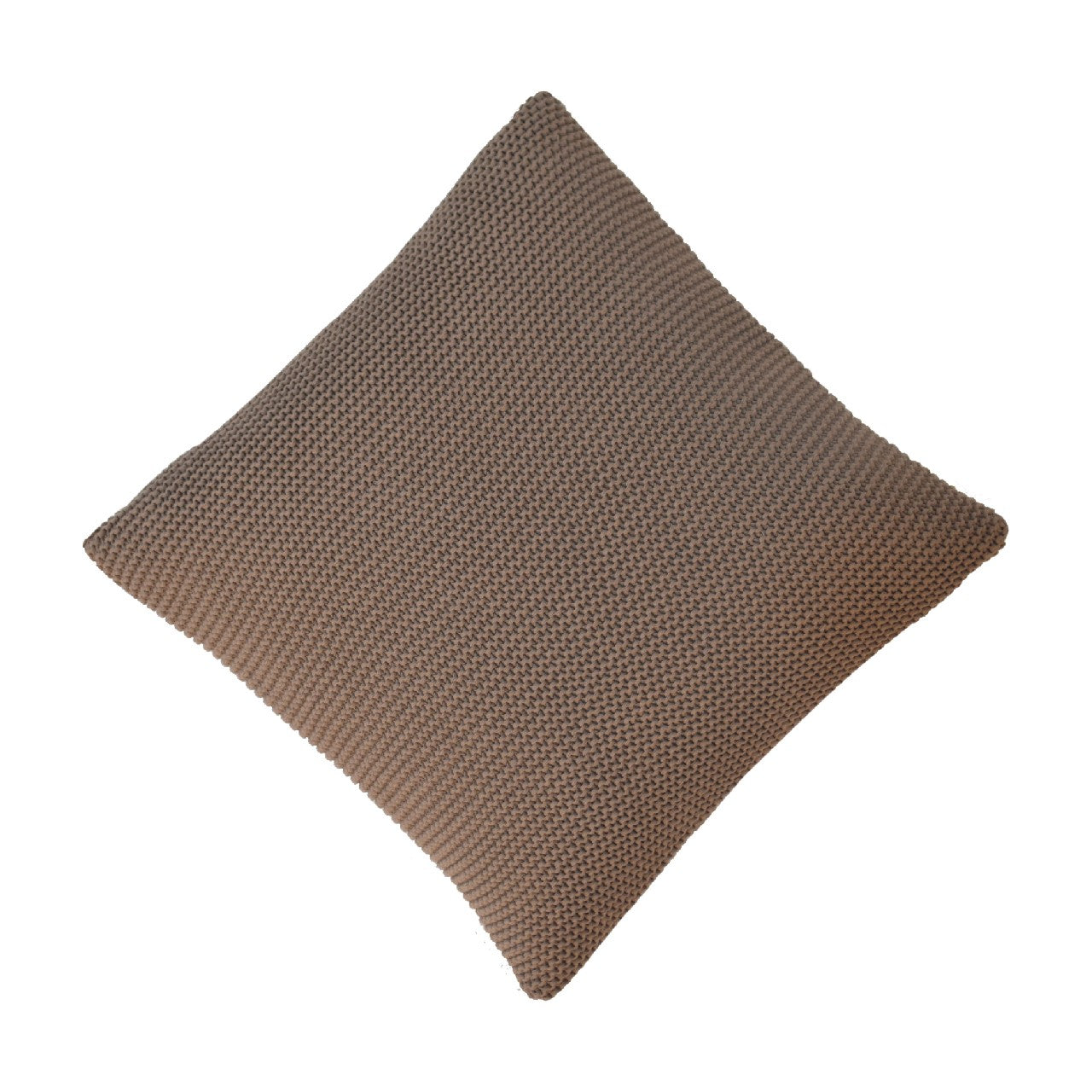 Brown Cotton Cushion Set of 2 - Handmade Soft Decorative Throw Pillows