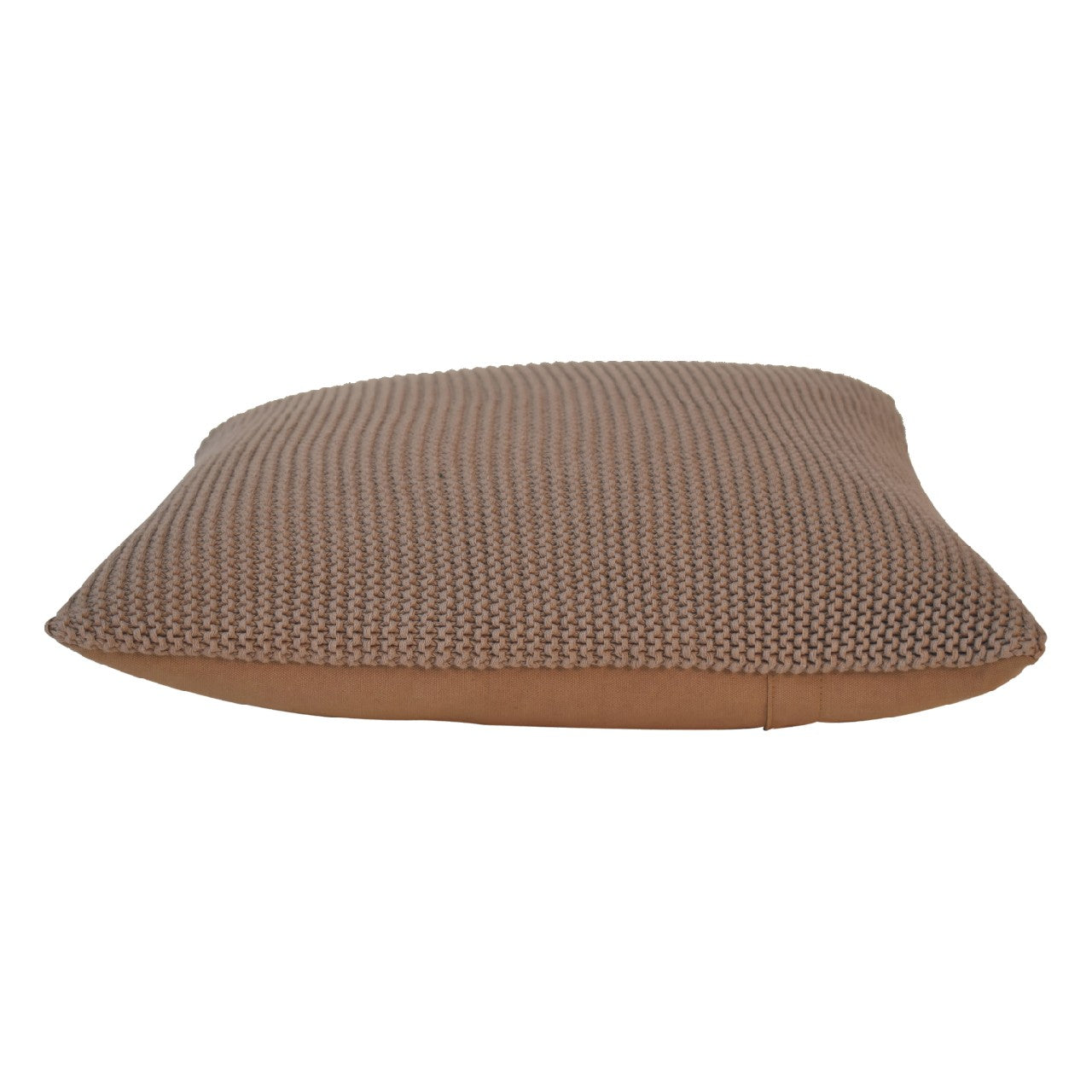 Brown Cotton Cushion Set of 2 - Handmade Soft Decorative Throw Pillows