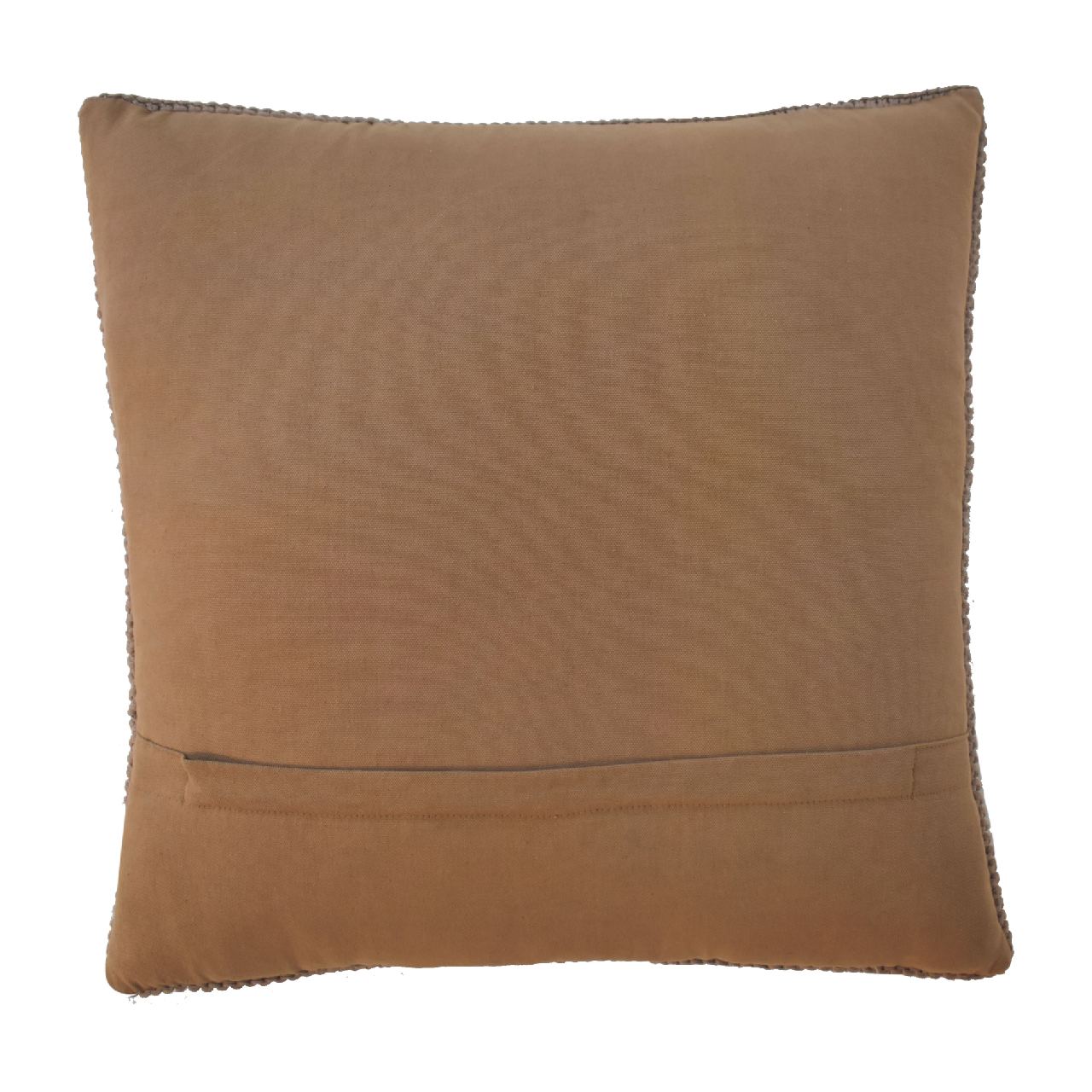 Brown Cotton Cushion Set of 2 - Handmade Soft Decorative Throw Pillows