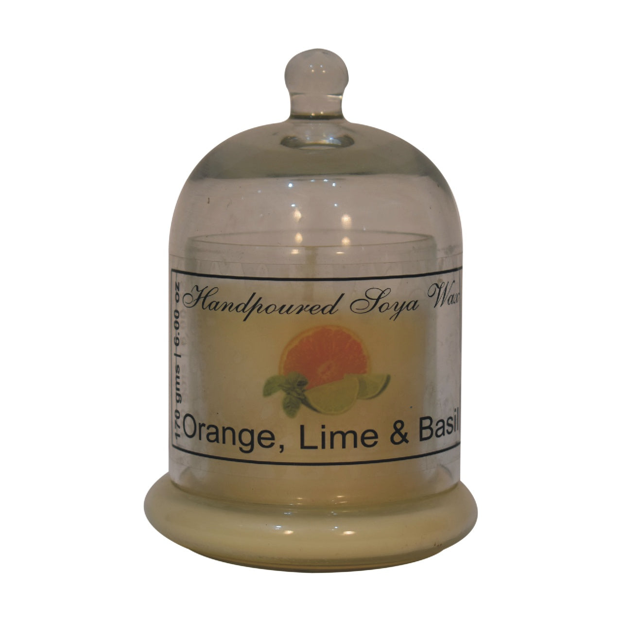 Bell Jar Candle Set of 3 - Orange, Lime & Basil, Grapefruit & Mangosteen, Jasmine & Lime